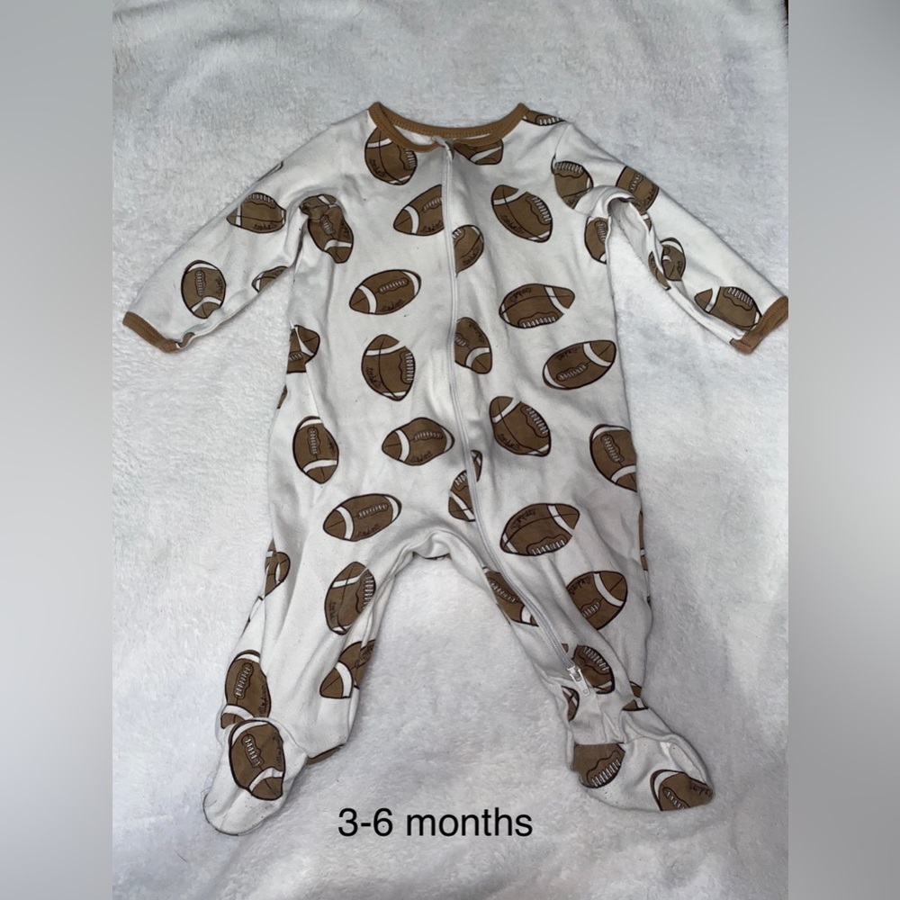Football Footies 3-6 Months